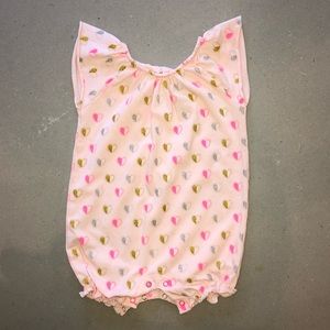 Egg by Susan Lazar heart romper